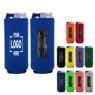 collapsible slim can cooler with magnet