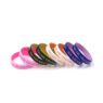 color coated silicone wristband for promotion 5
