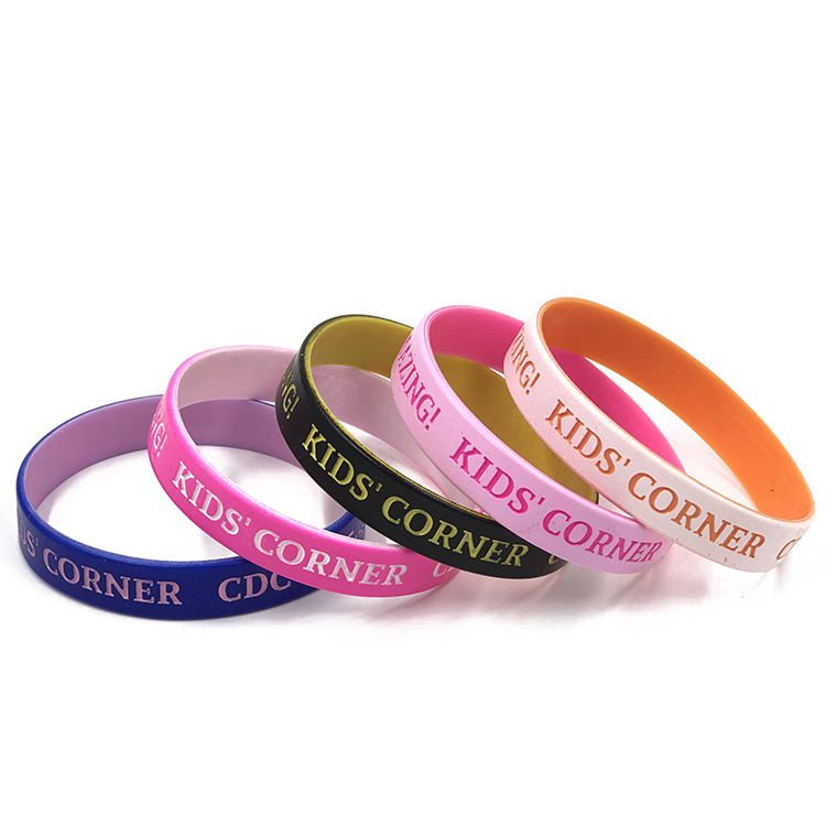 color coated silicone wristband for promotion color coated silicone wristband for promotion