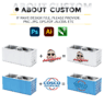 container model creative desktop storage box pen holder 1