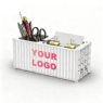 container model creative desktop storage box pen holder