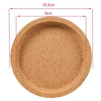 creative non slip cork drink coaster heat insulating mat 1