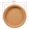 creative non slip cork drink coaster heat insulating mat 1