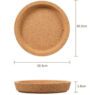 creative non slip cork drink coaster heat insulating mat 2