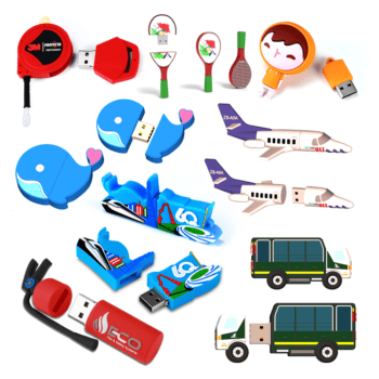 custom 3d pvc usb flash drives