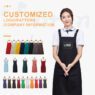 custom adult chef waterproof canvas apron 3