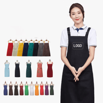 custom adult chef waterproof canvas apron