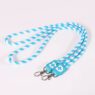 custom braided rope lanyard with knotted keychain 5