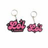 custom cartoon soft pvc resin charm keychain 1