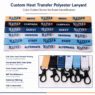 custom color coded event lanyard with id hook 3