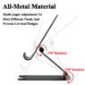 custom compact metal foldable phone tablet desktop stand 2