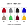 custom embroidered acrylic knit pompom beanie