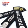 custom embroidered jet tag keychain for motorcycles 8