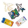 custom enamel travel airplane lapel pin