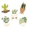 custom enamel tropical cactus succulent lapel pin