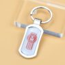 custom epoxy logo metal keychain for souvenir gifts 2