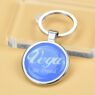 custom epoxy logo metal keychain for souvenir gifts 4