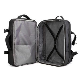 custom expandable waterproof usb nylon laptop backpack 1