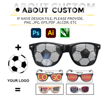 custom flag stickers sunglasses for party 1