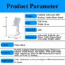 custom foldable telescopic phone tablet stand with dual axis hinge 3