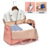 custom foldable waterproof pu garment weekender bag 3