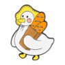 custom funny cartoon duck enamel pin 1