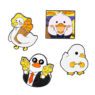 custom funny cartoon duck enamel pin