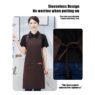 custom heavy duty waterproof canvas apron with logo