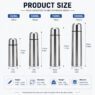 custom insulated stainless steel thermos travel flask 1