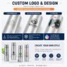 custom insulated stainless steel thermos travel flask 4