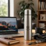 custom insulated stainless steel thermos travel flask 5