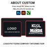 custom keyboard rubber mouse mat 1