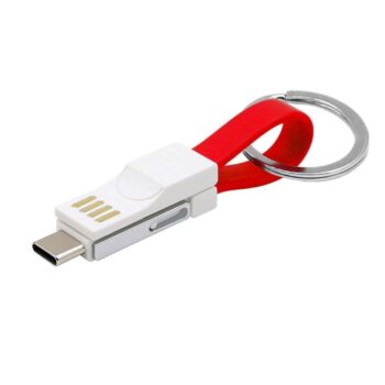 custom keychain charging cable