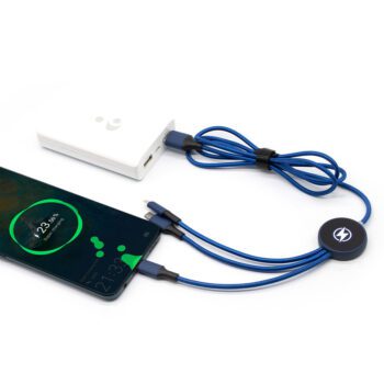 custom lighting up logo 3 in 1 charging cable 13