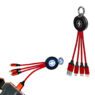 custom lighting up logo 3 in 1 charging cable 4