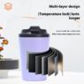 custom logo 12oz travel coffee mug with lid 4