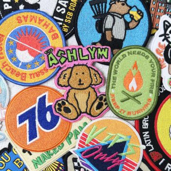 custom logo 3d puff embroidered patch 1