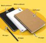 custom logo a5 spiral kraft notebook 3