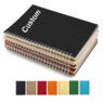 custom logo a5 spiral kraft notebook