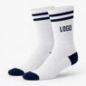 custom logo basketball socks crew athletic socks