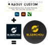 custom logo embossed round pu leather drink coaster 1