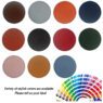 custom logo embossed round pu leather drink coaster 2