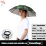 custom logo head mounted umbrella hat 7