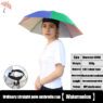 custom logo head mounted umbrella hat 9