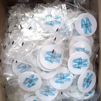 custom logo paper car air freshener 1