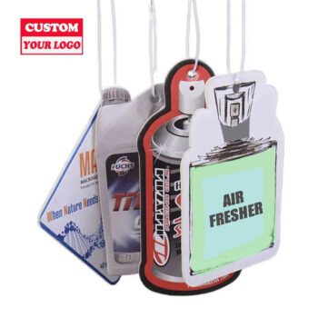 custom logo paper car air freshener
