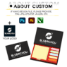 custom logo sticky note set with box