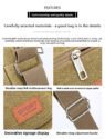 custom mens retro pu leather chest sling bag 5