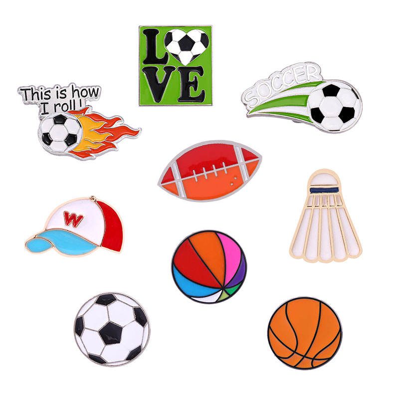 custom metal sports team enamel pin for hats custom metal sports team enamel pin for hats