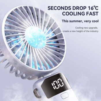 custom mini rechargeable handheld usb fan for women 1
